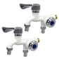 📢📢 1+1 gratis🚰 Dubbele kunststof waterkraan | 1 ingang, 2 uitgangen | twee onafhankelijke bedieningskleppen | vorst- en hittebestendig | lekvrije keramische cartridge | multifunctionele adapter voor wasmachine en vaatwasser