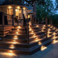 🌞50% Korting!💡Solar Deck Lights 2.0 | IP44 Waterdichte Buitenlamp | Warm Wit LED | Eenvoudige Installatie & Energiezuinig