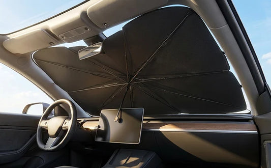 💥Tijdelijke korting!🔥Opvouwbare Auto Zonnescherm - Bescherming tegen Hitte en UV ☀️☂️ - Ideaal om Uw Auto Koel te Houden!