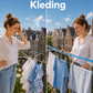 🏠✨ 50% KORTING! Draagbare Waslijn – Geen Boren, Snel Opgehangen & Overal Te Gebruiken 👕
