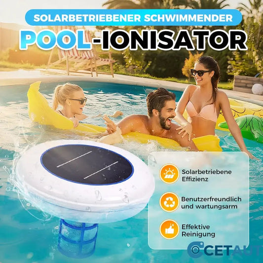 🌞 Kristalhelder pool - zonder chemicaliën, met zonne -energie! Zonne-aangedreven zwembad-ionisator