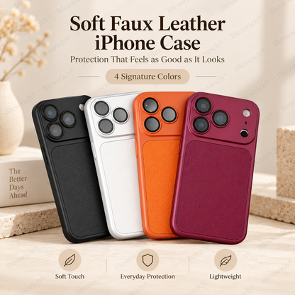 ⏳Time-Limited Special⏰ New iPhone 18-Inspired Colors! Luxe Soft Faux Leather Case 💎 | Premium Touch ✨ | Trending Now 🔥 | Limited Stock ⏰