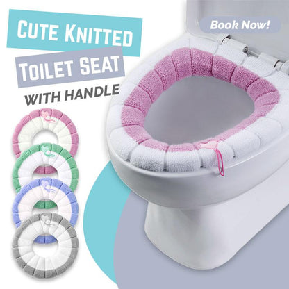 📢📢50% KORTING !! ⏰ Schattige gebreide toiletbrilhoes — zacht, warm en huidvriendelijk 🚽