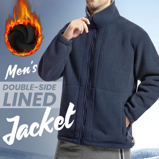 🔥Black Friday-mega-aanbieding – 50% korting!❄️Gratis verzending Heren-dubbele fleecejas