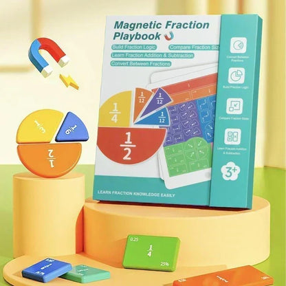 ⏳ 50% KORTING! ⏰ Magnetisch Fractie Demonstratieboek | Leer, Experimenteer & Ontdek wiskunde op een leuke manier