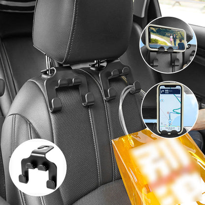 🔥50% KORTING!!📢🚗 Multifunctionele telefoonhouder en haak voor in de auto – Houd je telefoon veilig op zijn plaats en je tassen binnen handbereik: een handige, ruimtebesparende upgrade voor je dagelijkse ritjes ✨