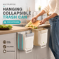 🍃 NU 50% KORTING! 🥳 Multifunctionele opvouwbare hangprullenbak – ruimtebesparend, wandmontage, voor keukenkastjes of aanrecht, ideaal voor etensresten.