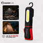 🔥SAKERPLUS oplaadbare werklamp, 3000 lm COB-LED magnetische monteurlamp met 360° draaibare haak, 180° verstelbare voet, zaklampstand, opladen via USB-C, IP54 waterbestendig voor autoreparaties, in de garage en op de camping