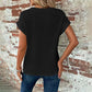 👗🦇 Dames Zomer Haakwerk Vleermouwen T-Shirt – 50% KORTING! Boho haakdetails, lichte mouwen – perfect voor warme dagen. 🔥☀️