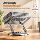 Opvouwbare, 360° draaibare houder voor laptop en tablet