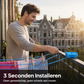🏠✨ 50% KORTING! Draagbare Waslijn – Geen Boren, Snel Opgehangen & Overal Te Gebruiken 👕