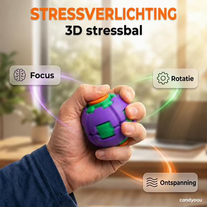 Stressverlichtende 3D-knijpbal