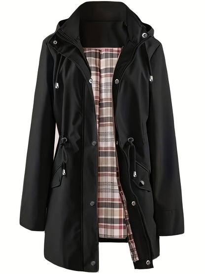 🔥Solid Color Casual Jassen, Waterdichte en Winddichte Jassen, Hooded Windbreakers