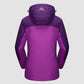 3-in-1 waterproof winter coat, fleece-lined, two-piece suit, ski and hiking jacket with hood