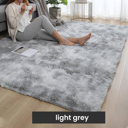 📢📢50% KORTING! Pluche vloermat met kleurverloop – ultrazacht, antislip en machinewasbaar voor de slaapkamer, kinderkamer en woonkamer! 🌈🛋️