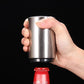 🍺 -50%! 🧲 Automatische Flesopener van Roestvrij Staal – Ingebouwde Magneet & Ergonomisch Design – Voor Bier en Dranken – Zwart/Zilver/Goud/Roze 🍻