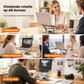 Opvouwbare, 360° draaibare houder voor laptop en tablet