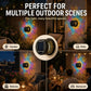 ☀️ Solar mandala lamp voor tuin & terras – 2-in-1 grondlamp & wandlamp – Decoratieve verlichting met vintage-effect – Roestvrij & duurzaam