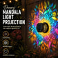 ☀️ Solar mandala lamp voor tuin & terras – 2-in-1 grondlamp & wandlamp – Decoratieve verlichting met vintage-effect – Roestvrij & duurzaam