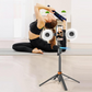 360° automatisch meebewegend telefoonstatief met invullicht, 4-assige beeldstabilisatie voor livestreaming en video-opnames