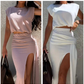 💥2025 Hot Sale💥Elegante top en rokset met hoge split voor dames