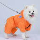 Warme, winddichte winterkleding met voering voor honden