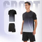 🔥🎁Heren-Trackpak Loose-Fit Sneldrogend Atletisch T-shirt & Korte Broek