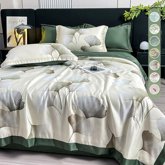 🔥🎁Ademende en Verkoelende Dekbedset van 4 stuks
