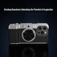 Coque Vintage en Forme d'Appareil Photo pour iPhone 11/12/13/14/15