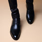 Chaussures classiques vintage à bout pointu pour hommes