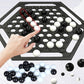 🎁Jeu d'échecs intellectuel noir et blanc pour la famille
