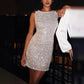 Christmas Sale-50% OFF🎅Sexy Sequins Backless Bow Dress