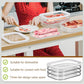 🔥50% korting🔥3 Layer Reusable Food Storage Containers with Lid Clear Fridge Crisper