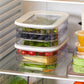 🔥50% korting🔥3 Layer Reusable Food Storage Containers with Lid Clear Fridge Crisper