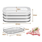 🔥50% korting🔥3 Layer Reusable Food Storage Containers with Lid Clear Fridge Crisper