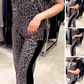 🎯 Rechtstreekse fabriekslevering ✨ Damesmode Luipaardprint Comfortabel Zittend 2-delig Set
