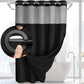 🛁💎 50% KORTING! Dubbel waterdicht, wafeltextuur design, en een transparant venster dat licht doorlaat maar jou verborgen houdt. Dit is geen gordijn, dit is een upgrade voor je hele badkamer.