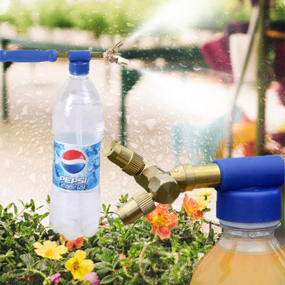 💎 -50%! 🍃 Handmatige Plantenspuit – Koper + RVS + PP – Verstelbare Jet/Mist Sproeikop – Messing Steel – Bewatering & Sterilisatie 🌱