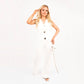 Elegante V-hals top en comfortabele broek voor dames