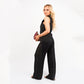 Elegante V-hals top en comfortabele broek voor dames