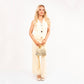 Elegante V-hals top en comfortabele broek voor dames