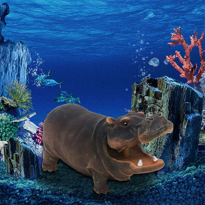 💥Tijdelijke korting!🔥Nijlpaard-bubbeldecoratie voor aquarium💦