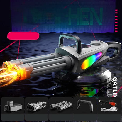 🔫🔥Zomer 50% korting🤽Gatling elektrisch waterpistool met dubbele loop