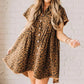 Wild Wish Leopard Denim Dress