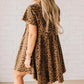 Wild Wish Leopard Denim Dress