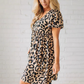 🔥🔥Dames casual mini-jurk met luipaardprint
