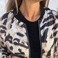 🌸Bomberjack met rits en zebraprint voor dames in de herfst🌸