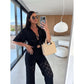 💌Casual tweedelige set met kant voor dames