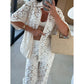 💌Casual tweedelige set met kant voor dames