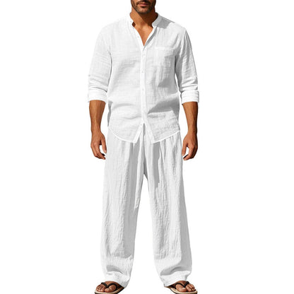 ⏳Tijdelijke special⏰Casual ademende shirt en broeken voor mannen
